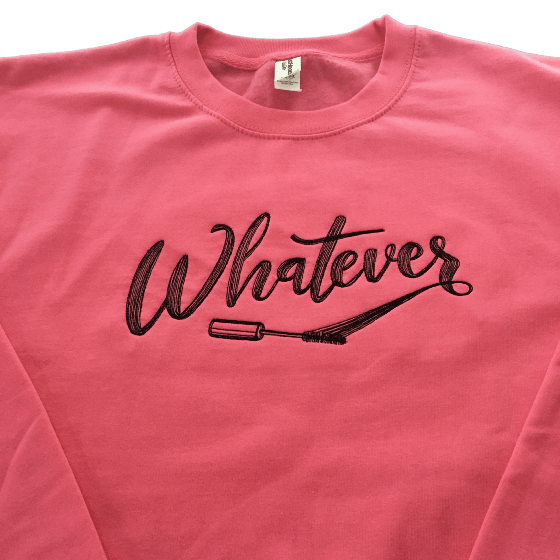 women whatever mascara candyfloss sweatshirt front middle