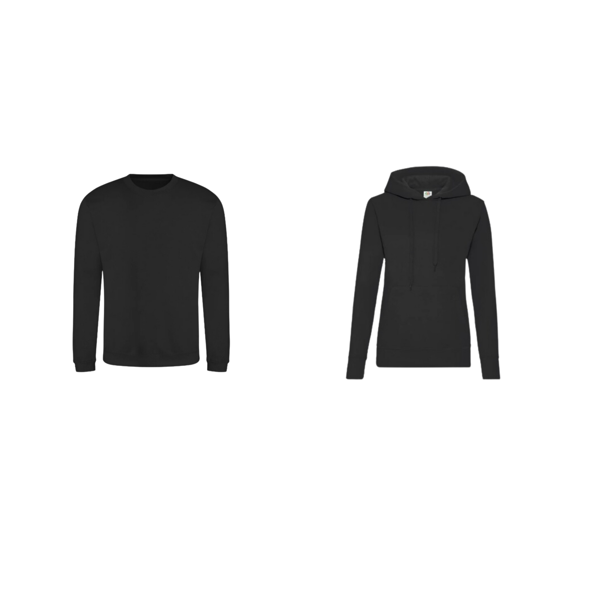 women sample hoodie and sweatshirt