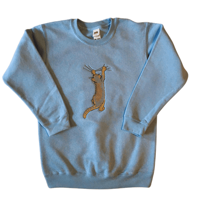 kids hanging kitty sky blue front ful