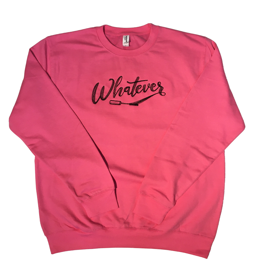 women whatever mascara candyfloss sweatshirt front full