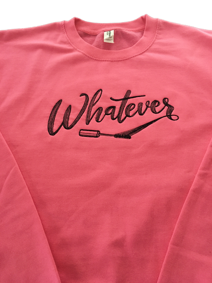 women whatever mascara candyfloss sweatshirt front middle